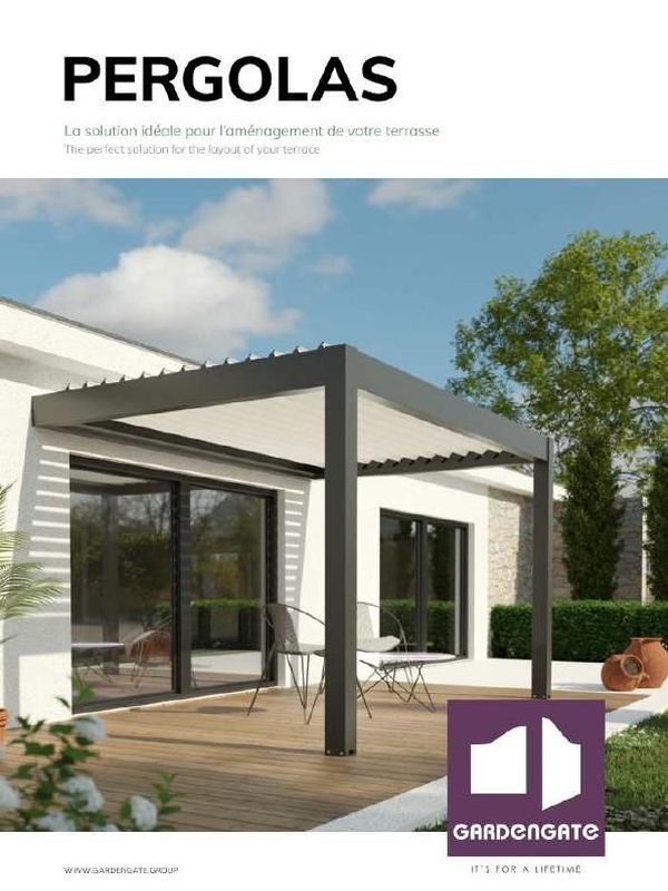 Couverture de la brochure Pergolas aluminium