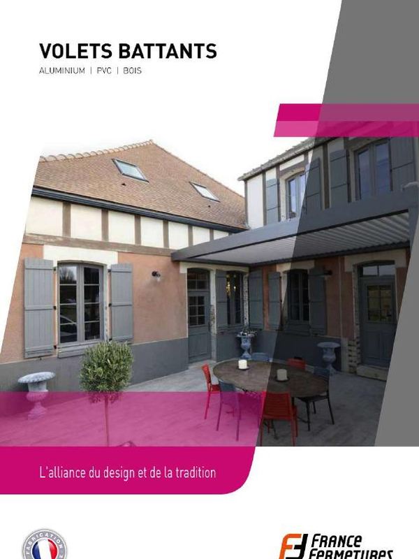 Couverture de la brochure Volets battants